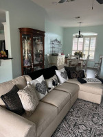 Ethan Allen Chaise Sofa