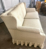 Beautiful "Country Look" Beige Loveseat Sofa (Couch)- Great condition
