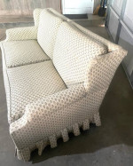 Beautiful "Country Look" Beige Loveseat Sofa (Couch)- Great condition