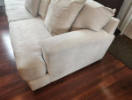 ZGallerie cream sofa couch