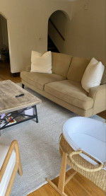 Tan Sofa from Pier 1 Imports