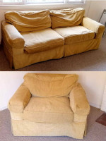 Sofa, sofa chair, very good condition