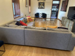 West Elm Large Urban 3 Piece Sectional Sofa