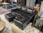 Restoration Hardware Maxwell Sofa and Right-Arm Chaise and Ottoman