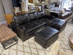 Restoration Hardware Maxwell Sofa and Right-Arm Chaise and Ottoman
