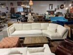 Lillian August Left-Arm Curved Upholstered Sectional Sofa