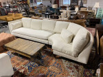 Lillian August Left-Arm Curved Upholstered Sectional Sofa