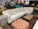 Lillian August Left-Arm Curved Upholstered Sectional Sofa