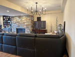 Macy's Leather Power Reclining Sofa
