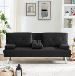 Convertible futon sofa bed