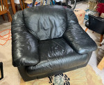 Sofa Couch Set - Real Leather