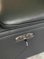 Black Reclining Sofa