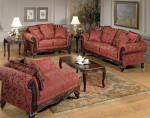 Shewsbury pewter shade Sofa and Loveseat