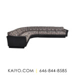 Weiman Contemporary Curved Sectional Sofa (Was 12000)