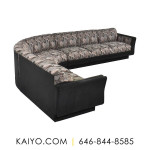 Weiman Contemporary Curved Sectional Sofa (Was 12000)