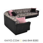 Weiman Contemporary Curved Sectional Sofa (Was 12000)