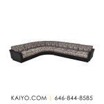 Weiman Contemporary Curved Sectional Sofa (Was 12000)