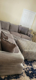 NEW Sectional Sofa ,Ottoman & Large area rug