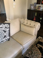 Two large designer sofa - Cloth