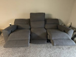 Modern Farmhouse Gray 86'' Power Sofa