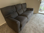 Modern Farmhouse Gray 86'' Power Sofa