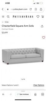 Pottery Barn Chesterfield Sofa