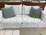 Pink Pineapple...Slipcovered Sofa with Starfish print