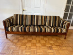 Dux Mid-Century Teak Loose Cushion Sofa