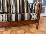 Dux Mid-Century Teak Loose Cushion Sofa