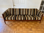 Dux Mid-Century Teak Loose Cushion Sofa