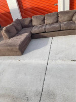 Free Delivery - Sectional Sofa / Couch with Pullout Bed and Chaise