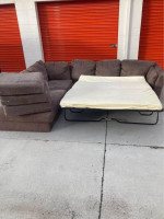 Free Delivery - Sectional Sofa / Couch with Pullout Bed and Chaise