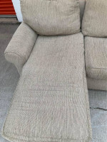 Free Delivery - Tan Sectional Sofa / Couch with Pullout Bed and Chaise