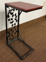 Leaf Design Sofa Side Table. Plant Stand. Free Standing Floor Shelf. Accent Tabl
