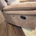 Microfiber leather looking sofa and recliner