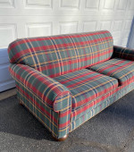 La-Z-Boy Plaid Sofa Couch Excellent Condition