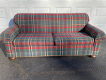 La-Z-Boy Plaid Sofa Couch Excellent Condition