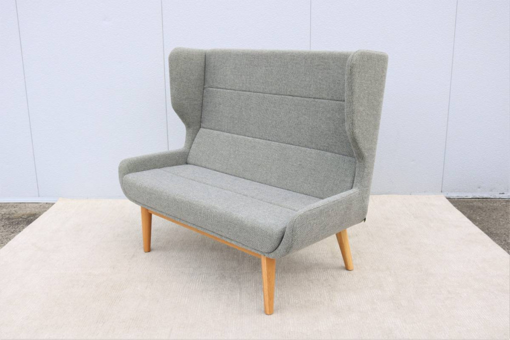 Modern Naughtone for Herman Miller Hush High Wing-Back 2 Seat Sofa