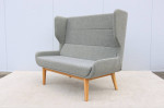 Modern Naughtone for Herman Miller Hush High Wing-Back 2 Seat Sofa