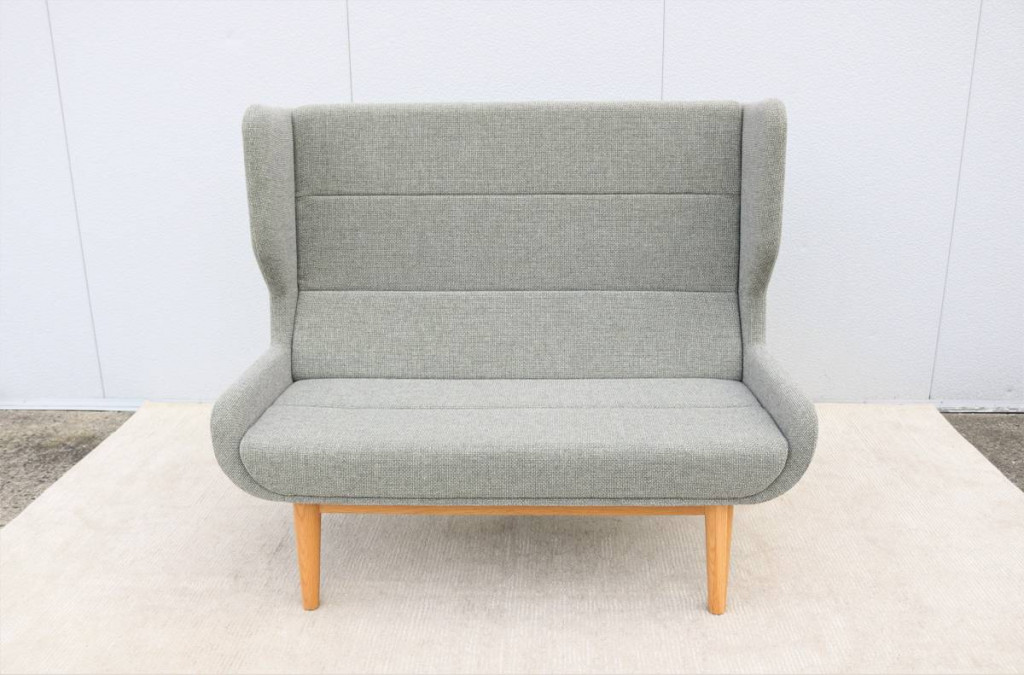 Modern Naughtone for Herman Miller Hush High Wing-Back 2 Seat Sofa