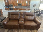 Amazing Leather Sofa and Love Seat