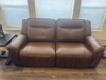 Amazing Leather Sofa and Love Seat