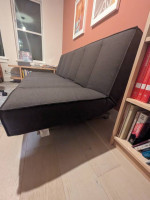 CB2 Flex Gravel Sleeper sofa