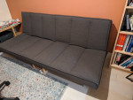CB2 Flex Gravel Sleeper sofa