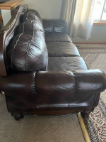 Two leather sofa