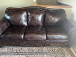 Two leather sofa