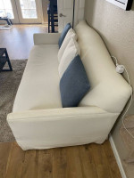 Klaussner Lindsay White Sofa