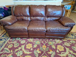 3 piece leather sofa set
