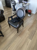 Leather Stationary Sofa and Chair from Stacy’s Furniture