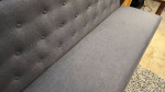 Sofa Baxton Studio Sorrento Mid-Century Retro Modern Fabric Upholstered Wooden 3